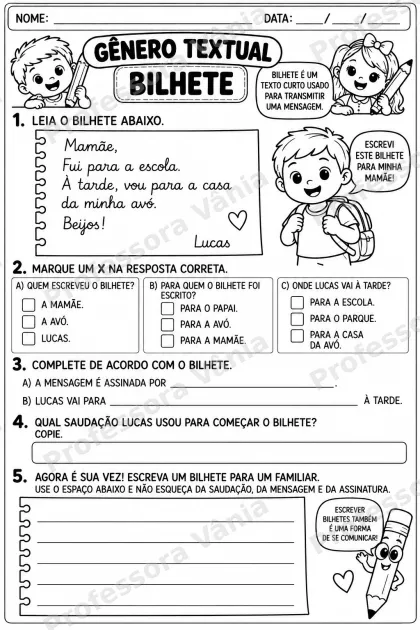 Prévia de 📚💗 GÊNEROS TEXTUAIS – 2º ANO 💗📚