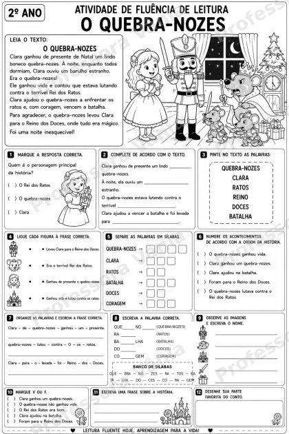 Prévia de ✨ KIT FLUÊNCIA DE LEITURA – CONTOS CLÁSSICOS