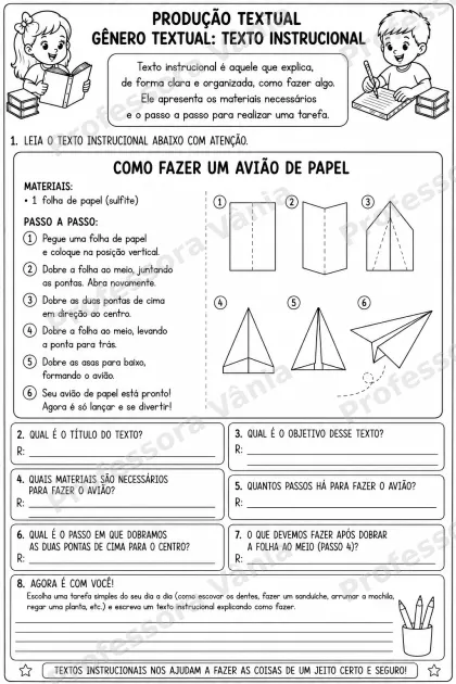 Prévia de 📚 GÊNEROS TEXTUAIS – 3º ANO ✏️💗