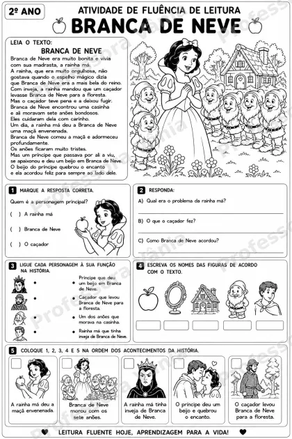 Prévia de ✨ KIT FLUÊNCIA DE LEITURA – CONTOS CLÁSSICOS