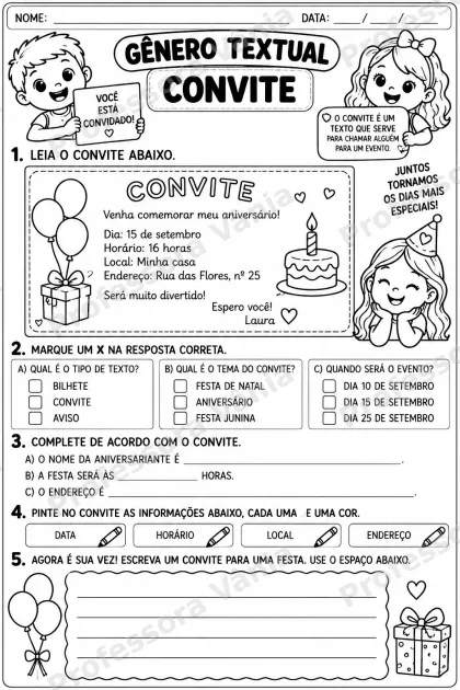 Prévia de 📚💗 GÊNEROS TEXTUAIS – 2º ANO 💗📚