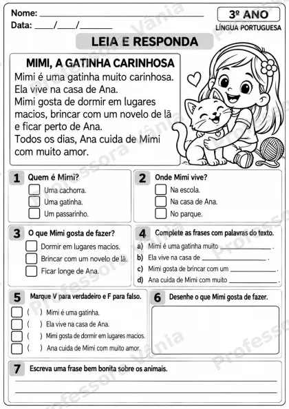 Prévia de KIT DE LÍNGUA PORTUGUESA – 3º ANO 📚✏️