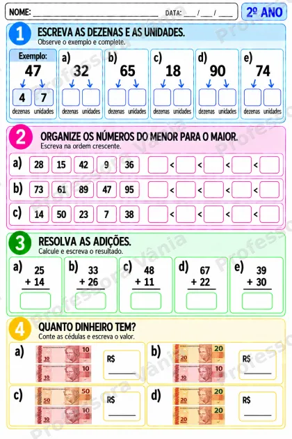 Prévia de 💗 ATIVIDADES ADAPTADAS PARA TDAH – 2º ANO
