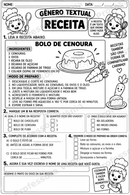 Prévia de 📚💗 GÊNEROS TEXTUAIS – 2º ANO 💗📚