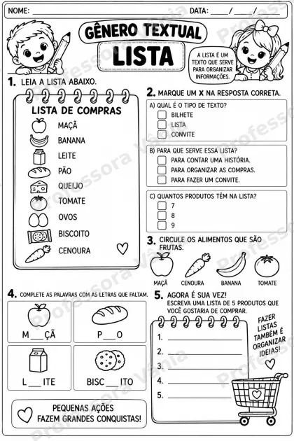 Prévia de 📚💗 GÊNEROS TEXTUAIS – 2º ANO 💗📚