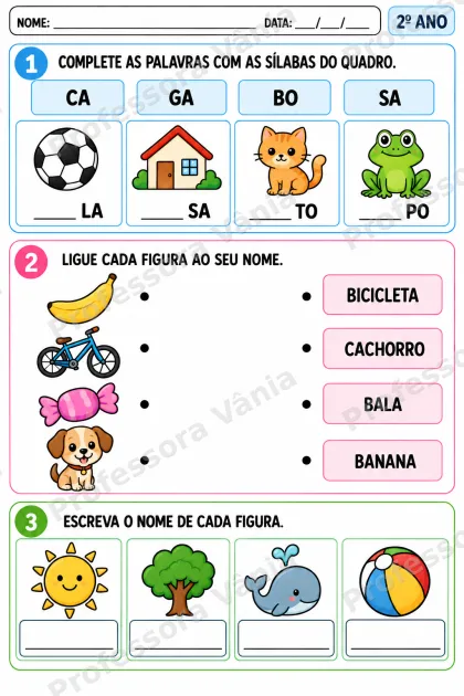 Prévia de 💗 ATIVIDADES ADAPTADAS PARA TDAH – 2º ANO