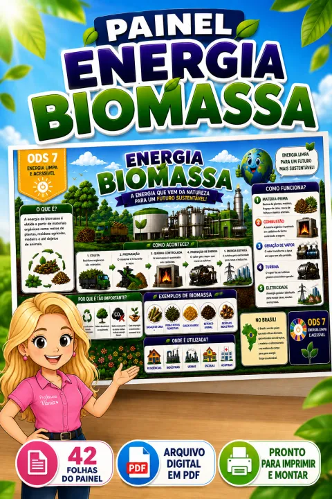 🌿 PAINEL ENERGIA BIOMASSA – ODS 7 🌿