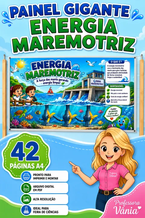 🌊 PAINEL – ENERGIA MAREMOTRIZ | ODS 7 💙⚡