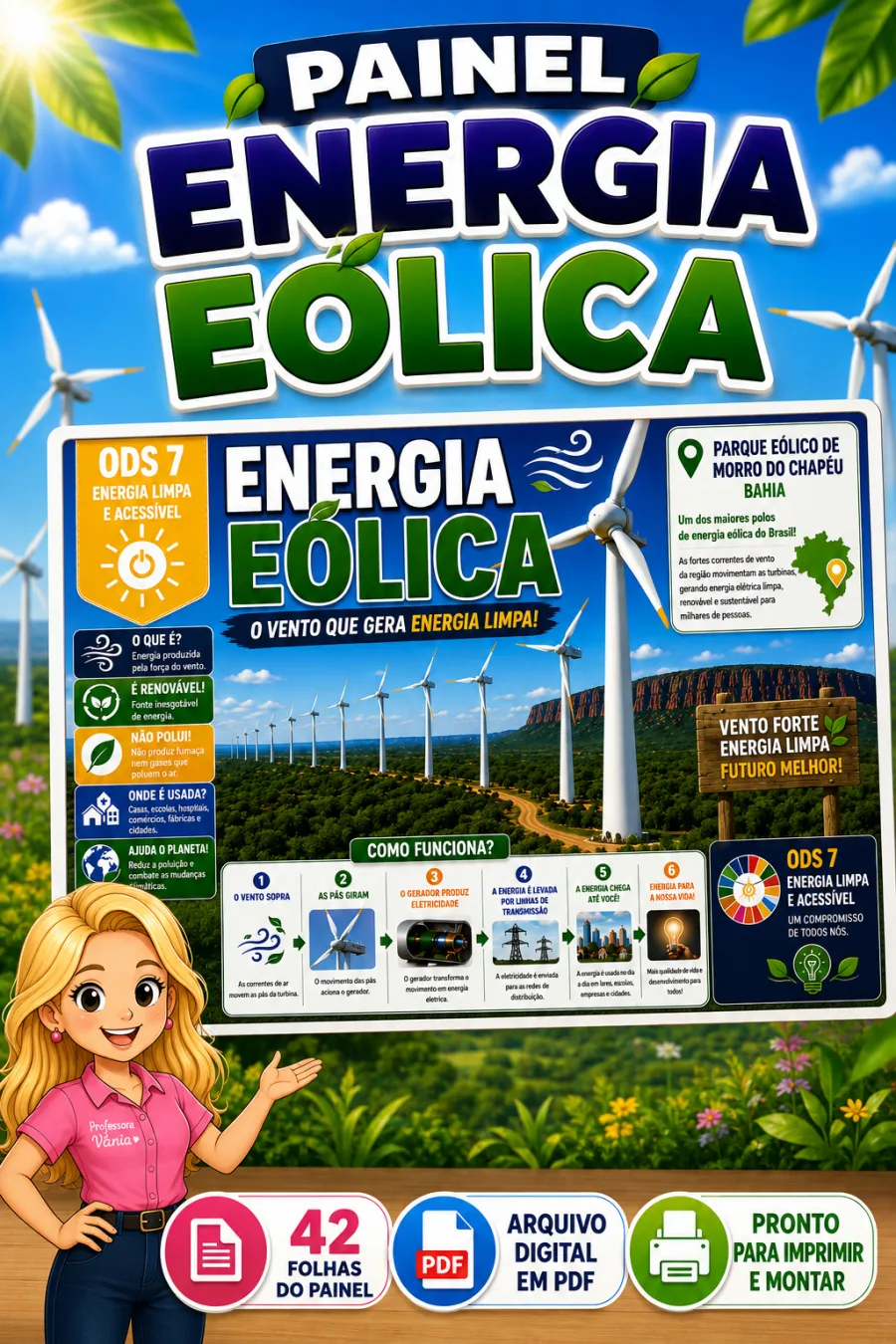 💨 PAINEL ENERGIA EÓLICA | ODS 7